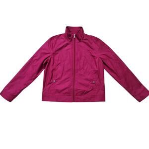 Ralph Lauren womens pink active wind-breaker jacket size L